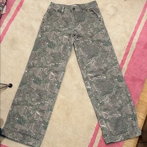 PacSun Camouflage Wide-Leg Pants